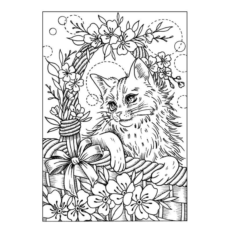 Creative Expressions Designer Boutique Clear Stamp A6 Smitten Kitten (UMSDB095)